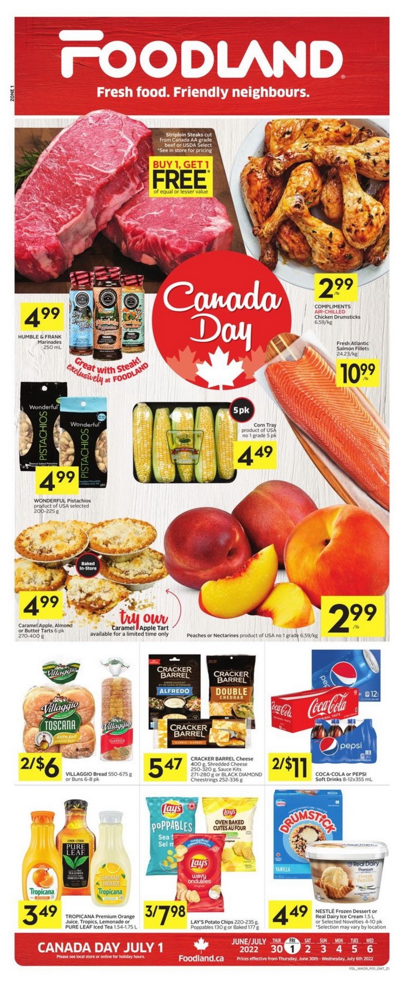 Foodland(Canada) Weekly Ad Jun 30 – Jul 06, 2022