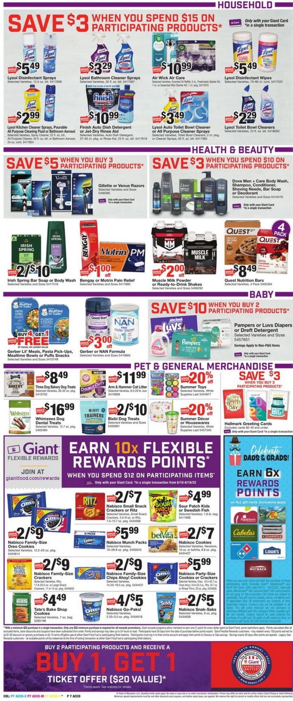 Giant Food Weekly Ad Jun 10 – Jun 16, 2022