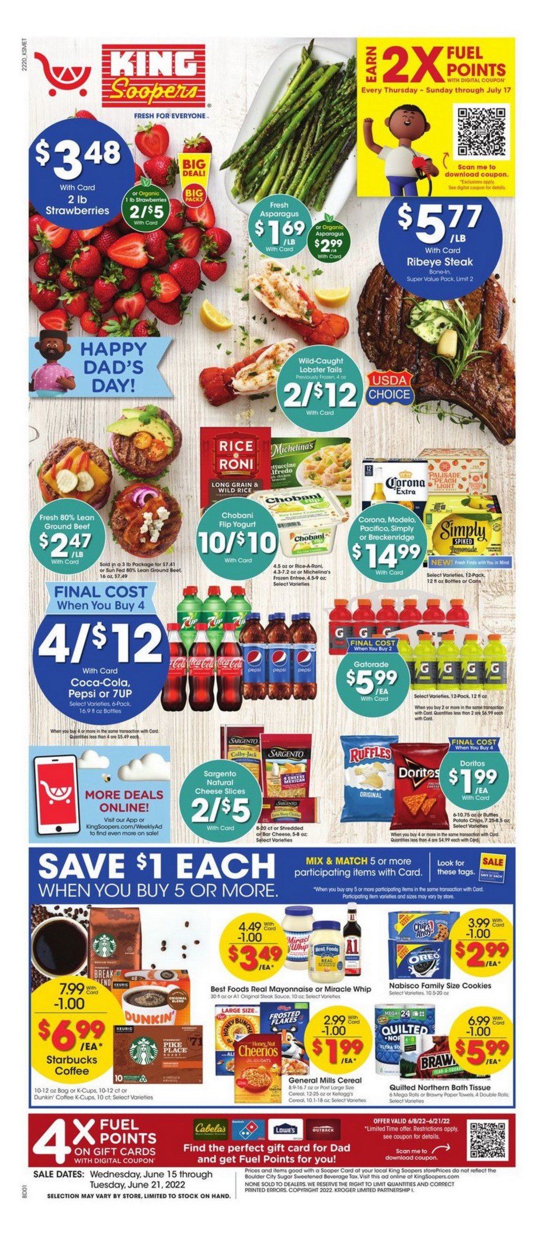 King Soopers Weekly Ad Jun 15 – Jun 21, 2022 (Father's Day Promotion ...