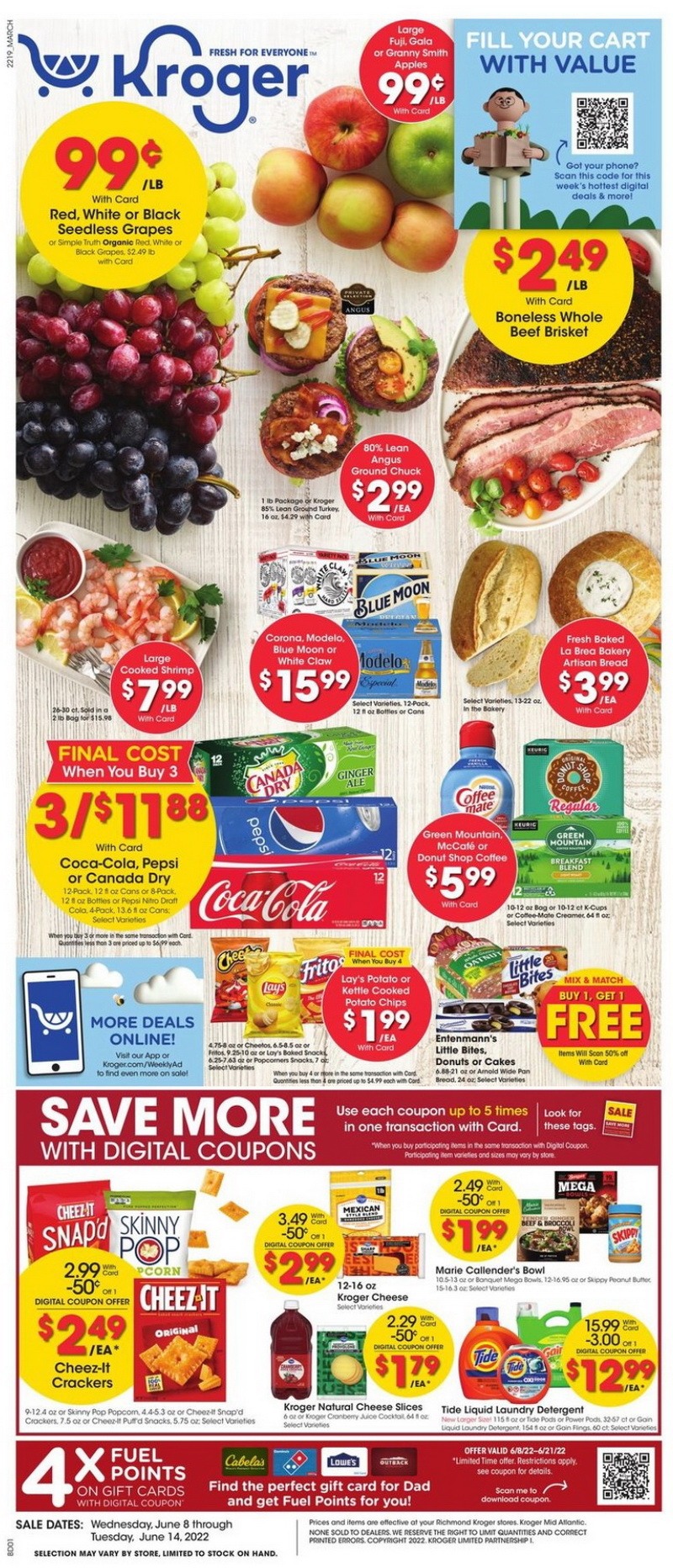 Kroger Weekly Ad Jun 08 – Jun 14, 2022