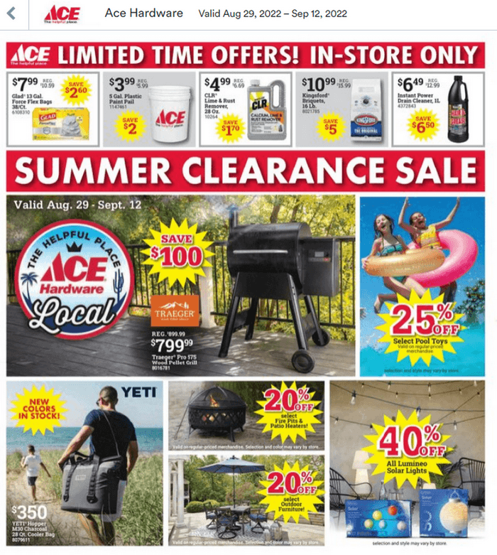 ACE Hardware Weekly Ad Aug 29 Sep 12, 2022