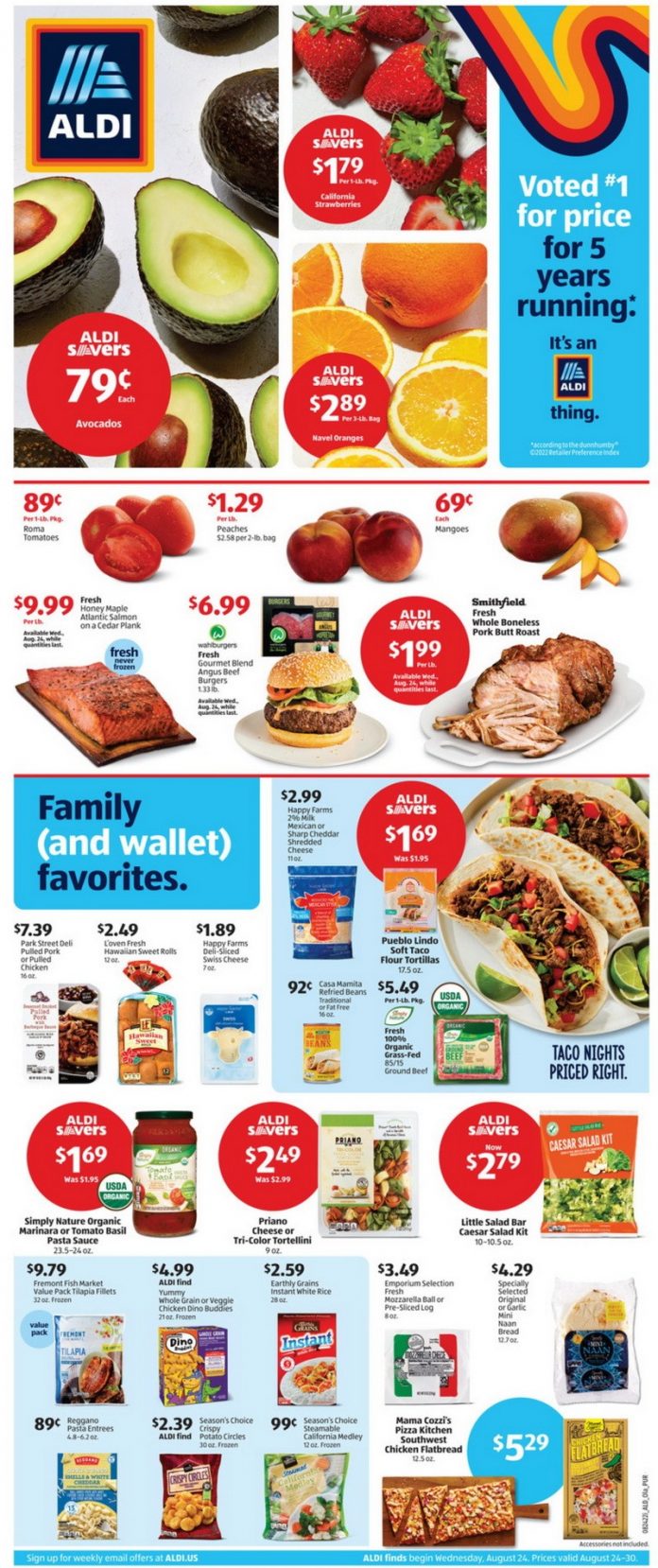 ALDI Weekly Ad Aug 24 – Aug 30, 2022