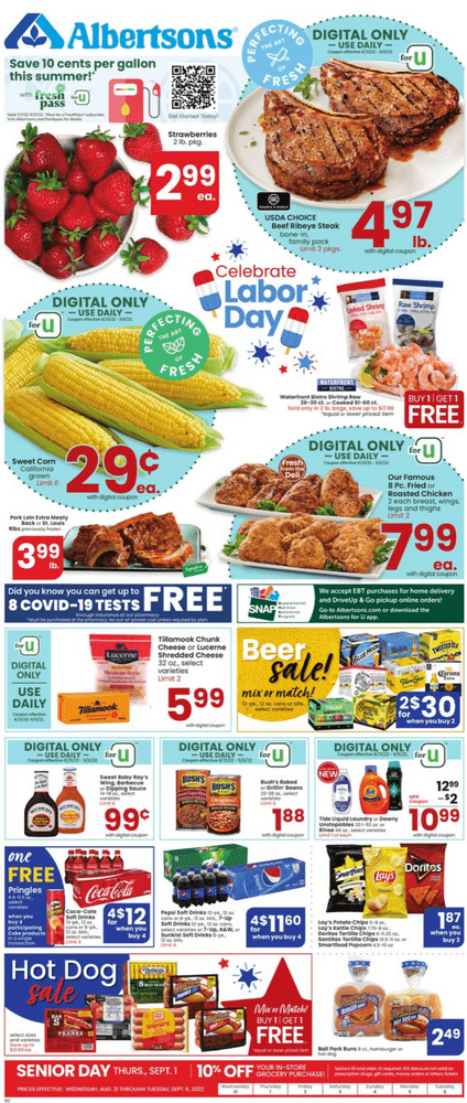 Albertsons Weekly Ad Aug 31 – Sep 06, 2022