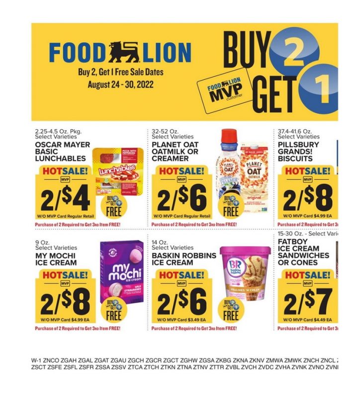 Food Lion Weekly Ad Aug 24 Aug 30, 2022