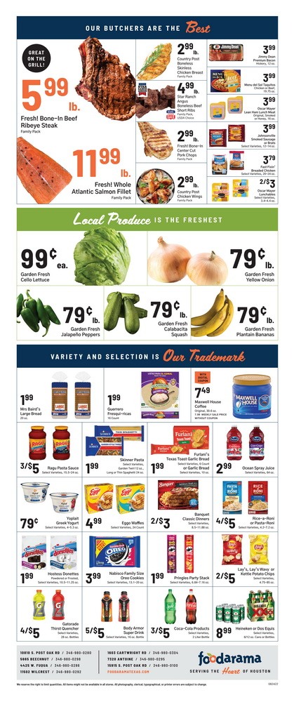 Foodarama Weekly Ad Aug 24 – Aug 30, 2022