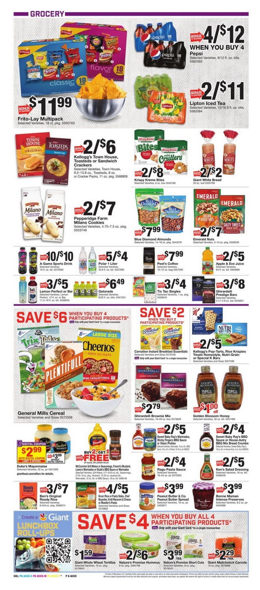 Giant Food Weekly Ad Aug 26 – Sep 01, 2022