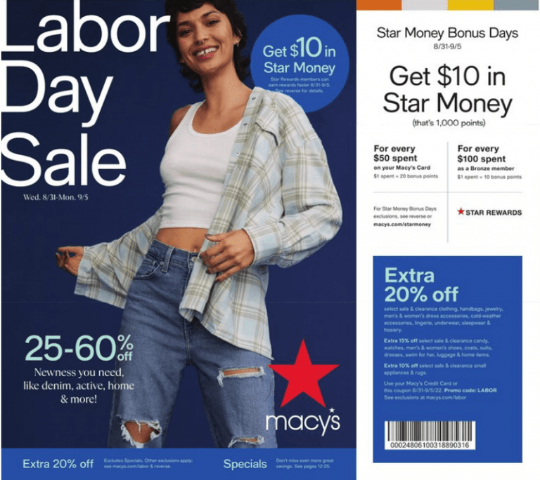 Macy's Labor Day Ad Aug 31 Sep 05, 2022