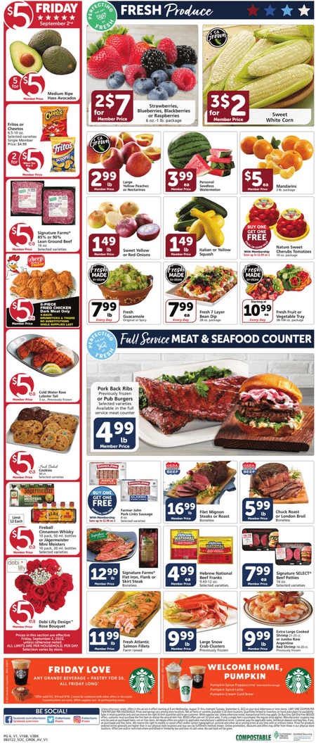 Vons Weekly Ad Aug 31 – Sep 06, 2022