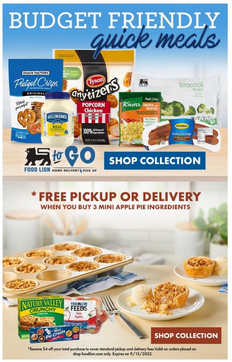 Food Lion Weekly Ad Sep 07 Sep 13, 2022