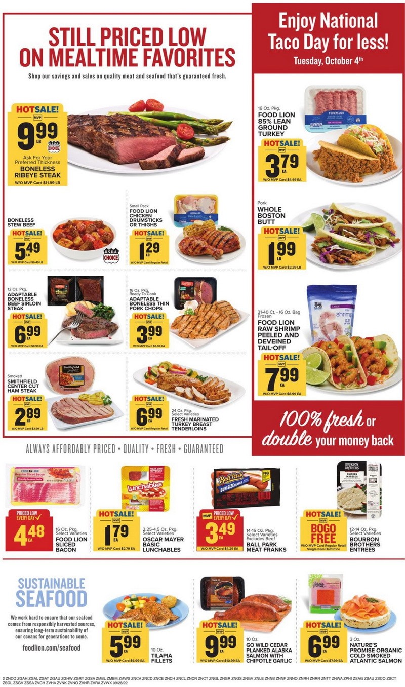 Food Lion Weekly Ad Sep 28 – Oct 04, 2022