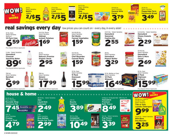 Hannaford Weekly Ad Sep 25 – Oct 01, 2022