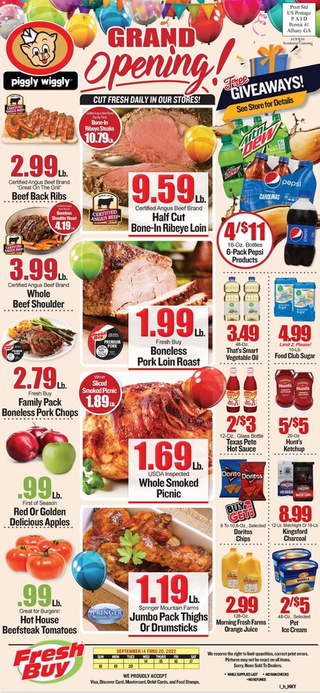 Piggly Wiggly Weekly Ad Sep 14 – Sep 20, 2022