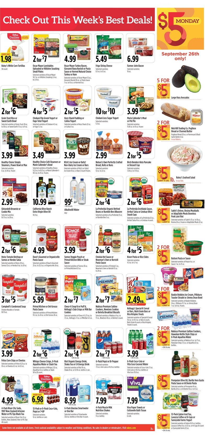 Raley's Supermarkets Weekly Ad Sep 21 – Sep 27, 2022