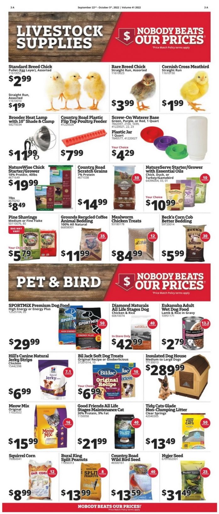 Rural King Weekly Ad Sep 22 Oct 05, 2022