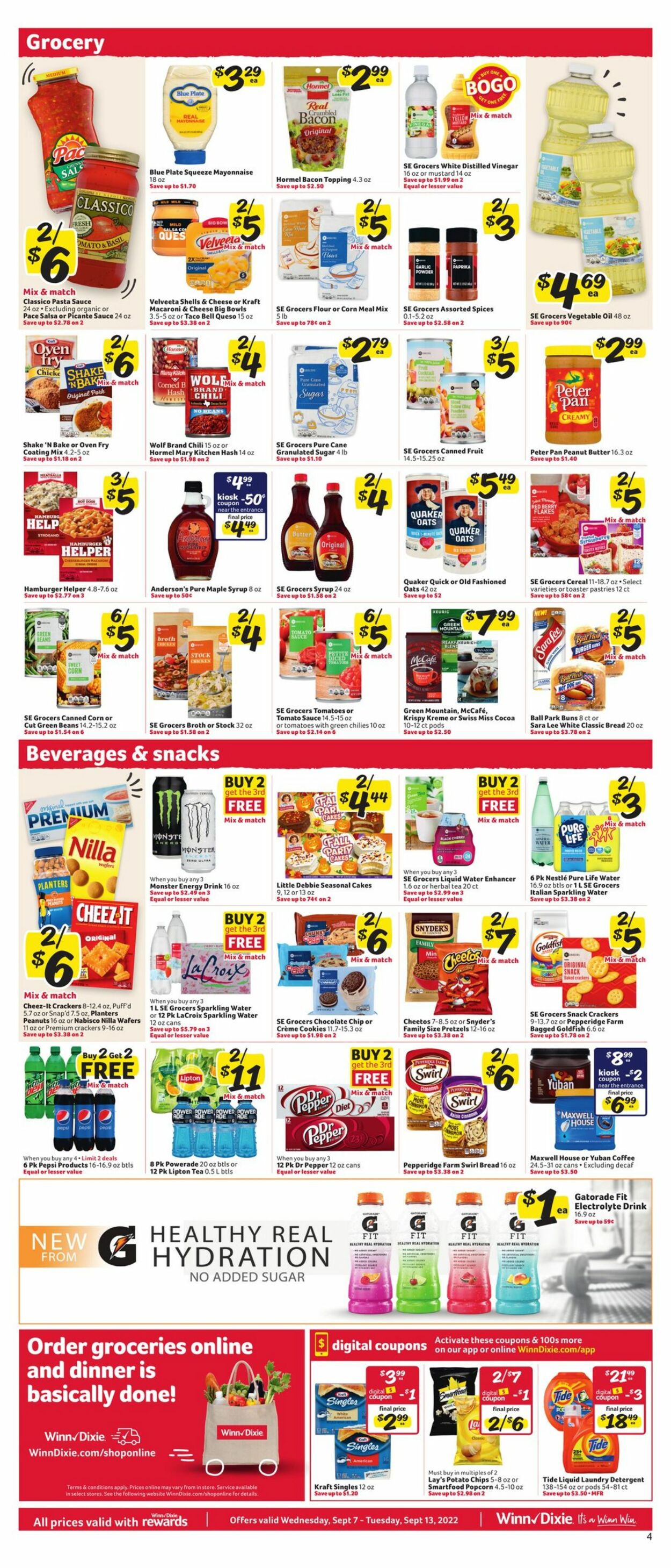 Winn-Dixie Weekly Ad Sep 07 – Sep 13, 2022