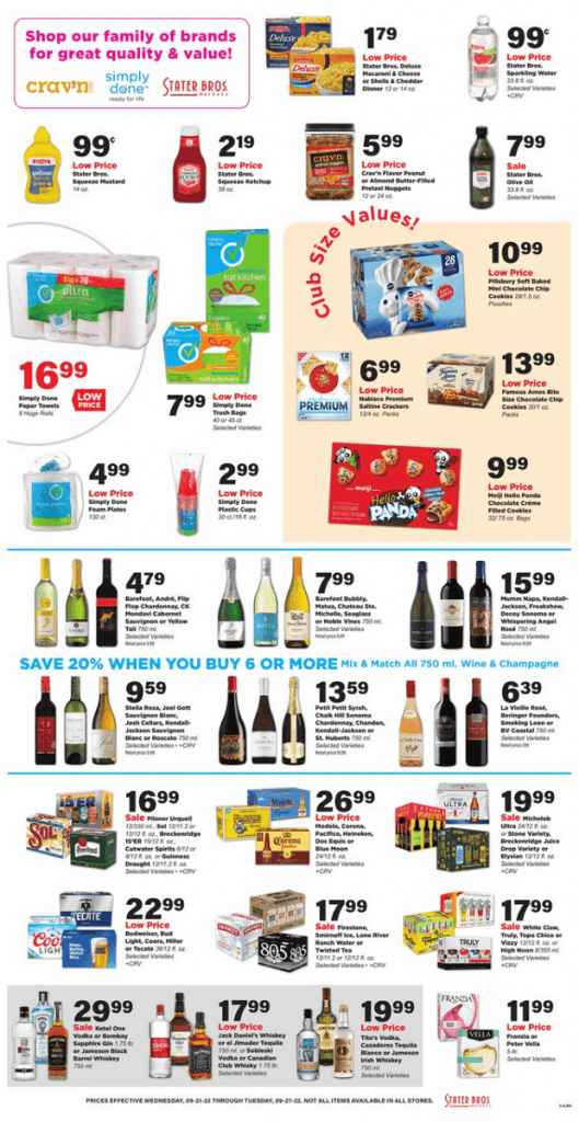 Stater Bros Weekly Ad Sep 21 – Sep 27, 2022