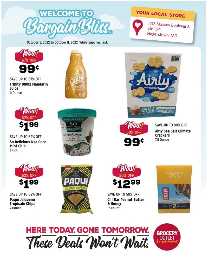 Grocery Outlet Weekly Ad Oct 05 – Oct 11, 2022