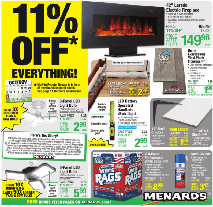 Menards Weekly Ad Oct 27 Nov 06, 2022