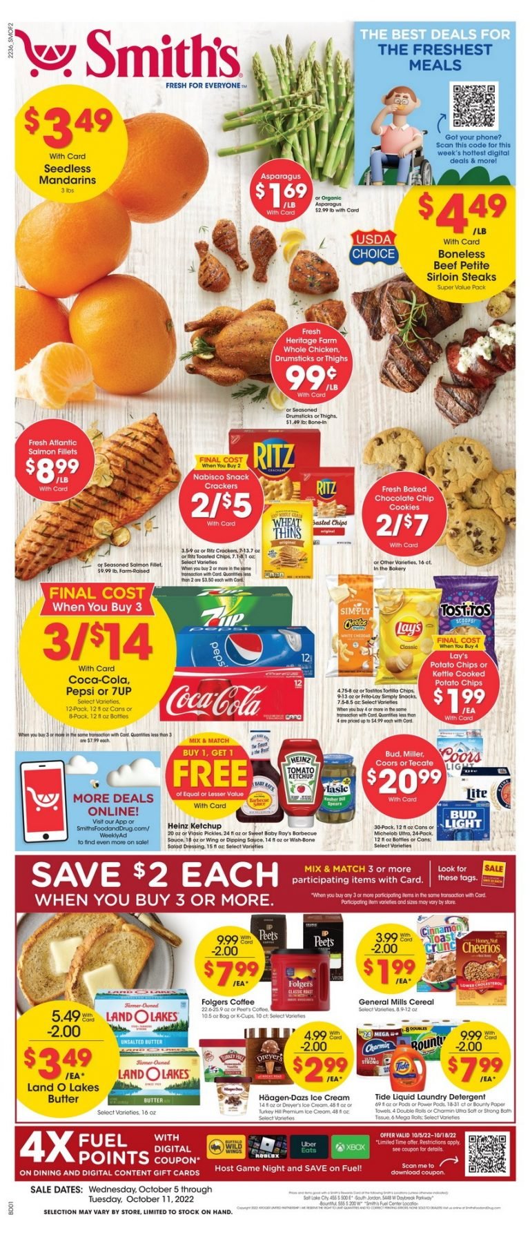 Smith's Food and Drug Weekly Ad Oct 05 – Oct 11, 2022