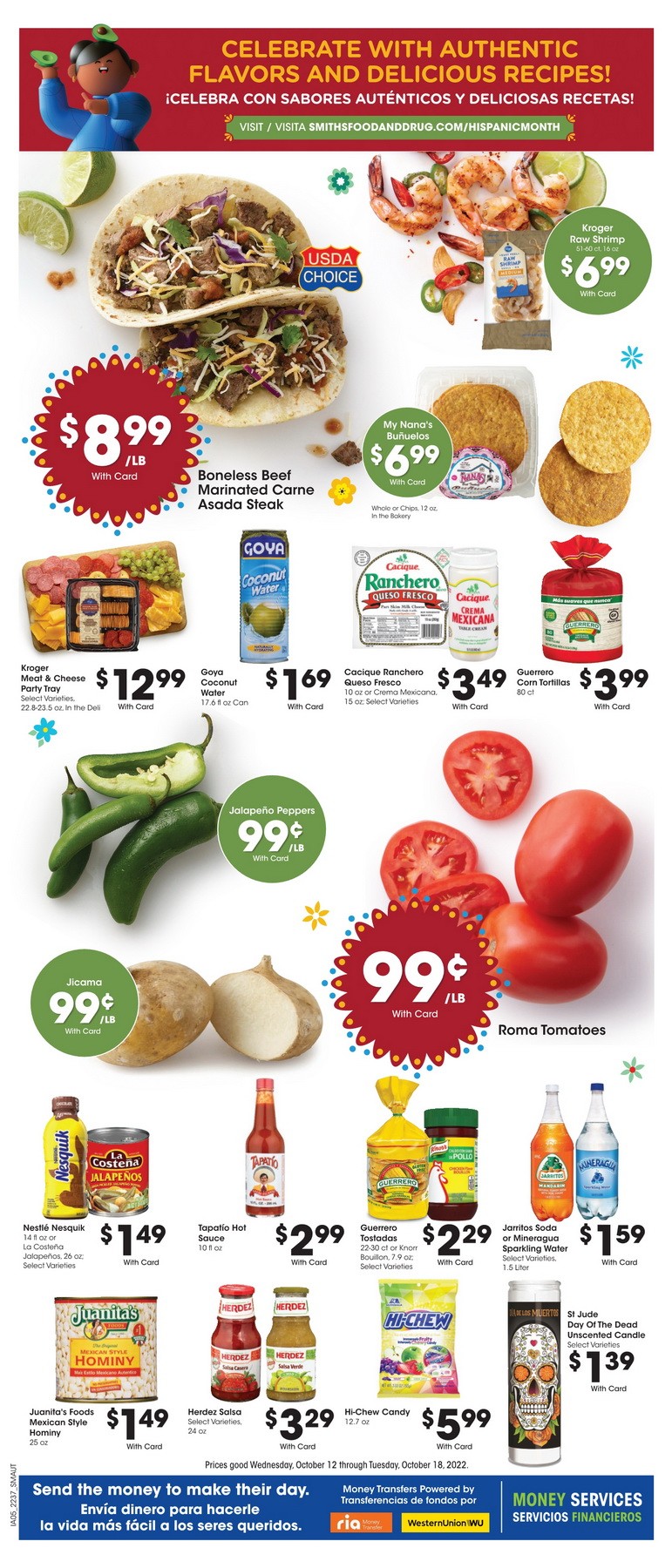 Smith's Food and Drug Weekly Ad Oct 12 – Oct 18, 2022