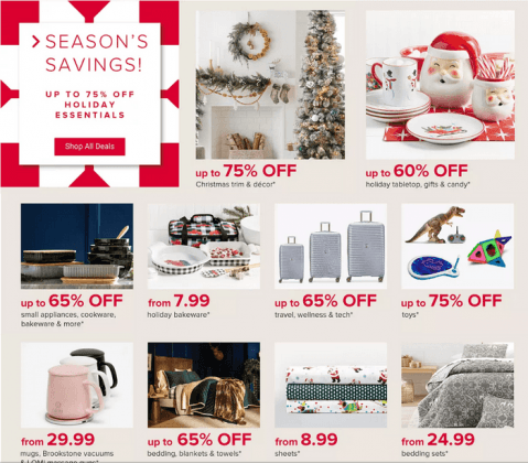 Belk Seasonal Holiday Flyer Sale