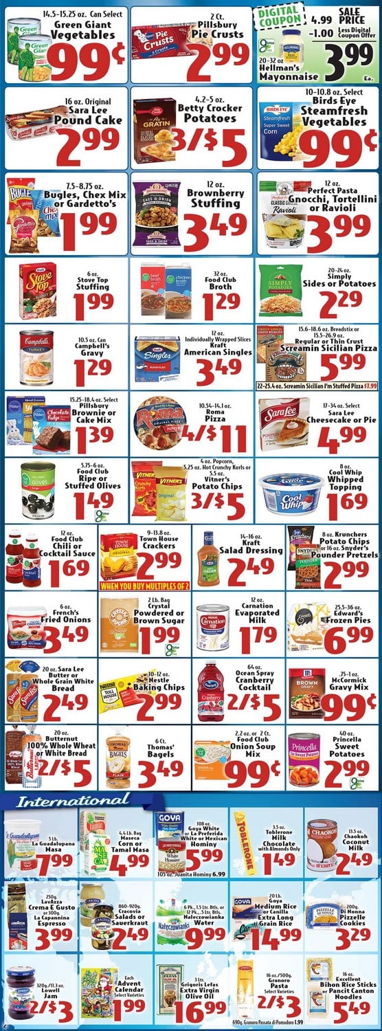 Butera Weekly Ad Nov 16– Nov 24, 2022 (Thanksgiving Promotion Included)