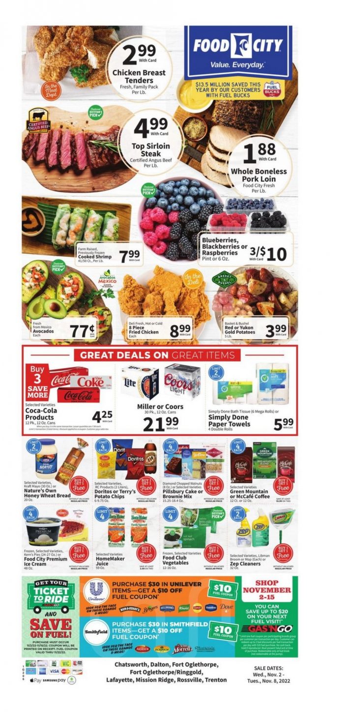 Food City Weekly Ad Nov 09 – Nov 15, 2022