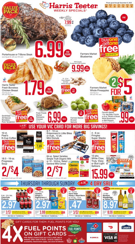 Harris Teeter Weekly Ad Nov 30 – Dec 06, 2022