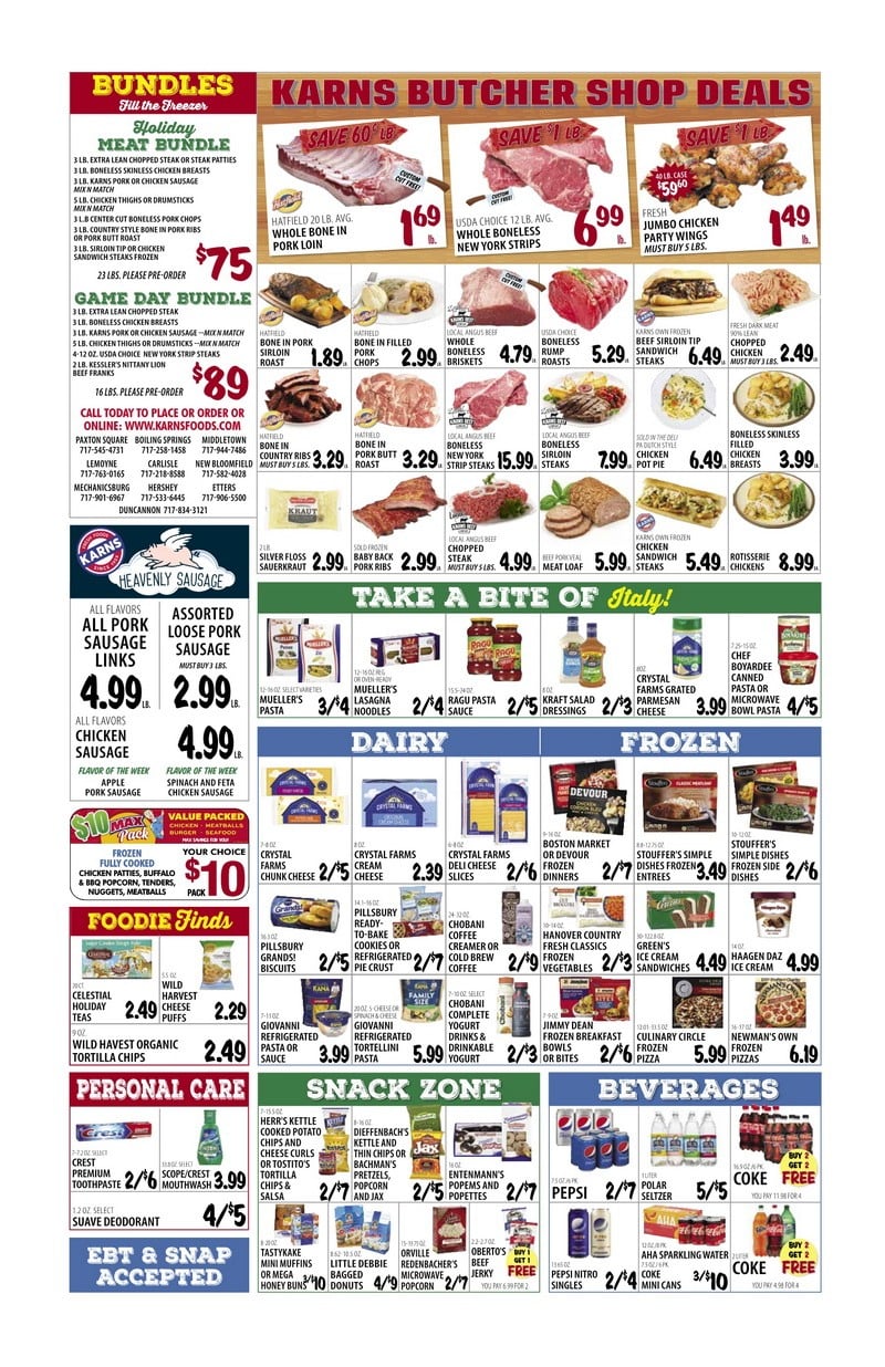 Karns Quality Foods Weekly Ad Nov 29 – Dec 05, 2022