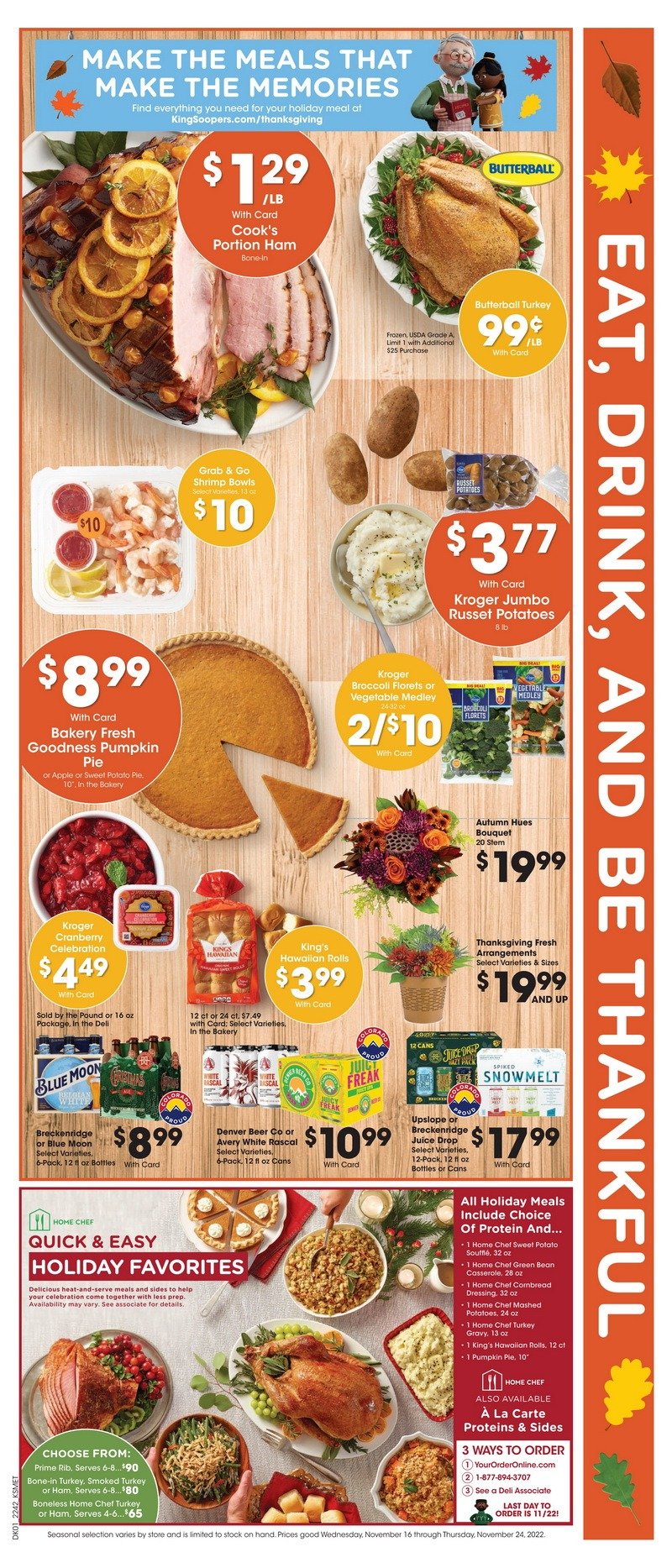 King Soopers Weekly Ad Nov 16 Nov 24, 2022 (Black Friday