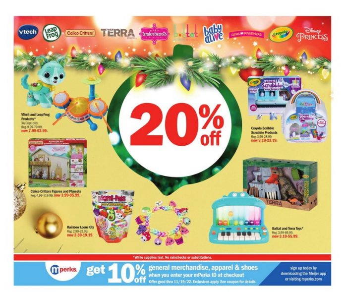 Meijer Holiday Ad Nov 13 Nov 19, 2022