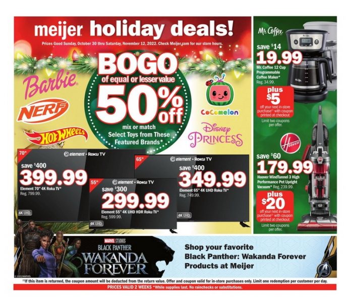 Meijer Holiday Ad Oct 30 Nov 12, 2022