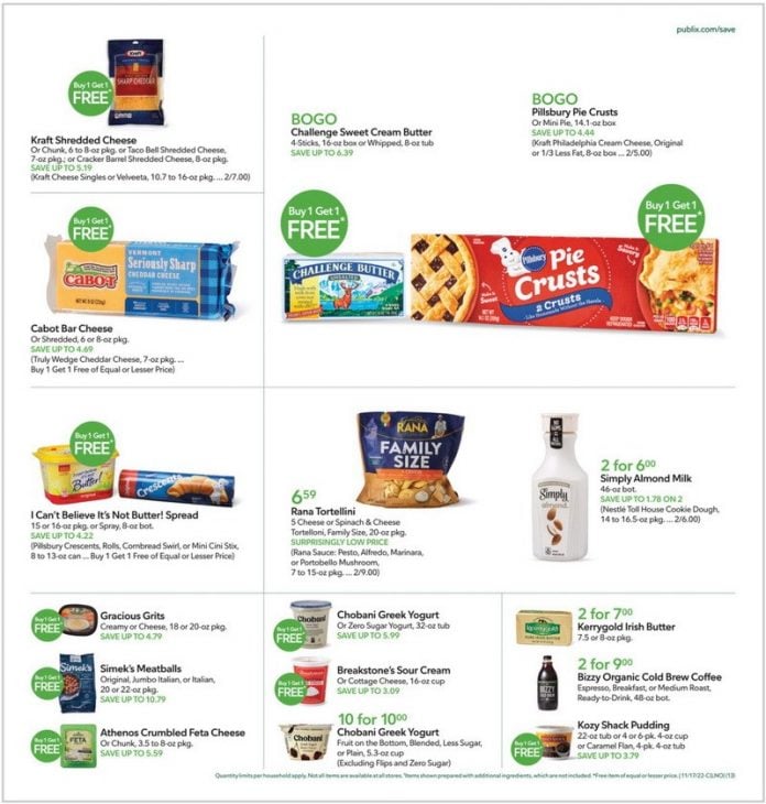 Publix Weekly Ad Nov 16 – Nov 23, 2022 (Thanksgiving Promotion Included)