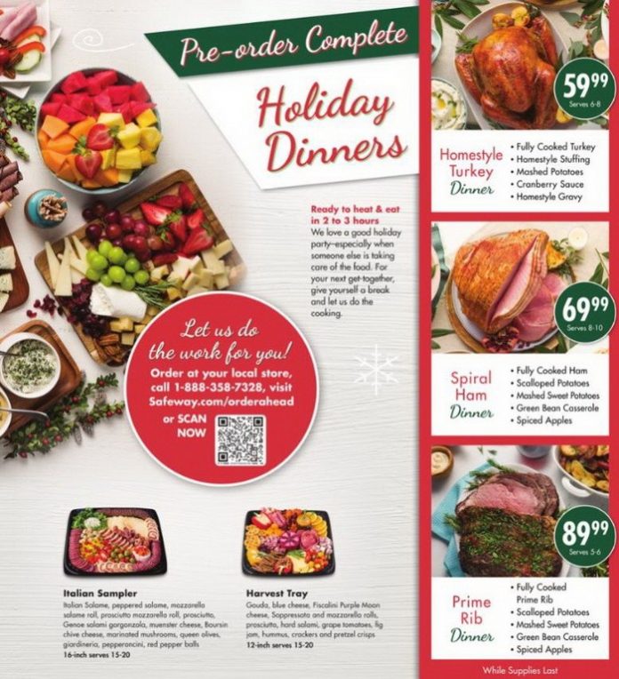 Safeway Holiday Ad Nov 23 Dec 25, 2022