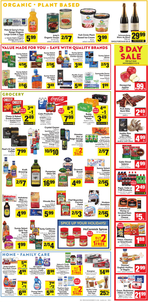 Save Mart Supermarkets Weekly Ad Nov 09 – Nov 15, 2022