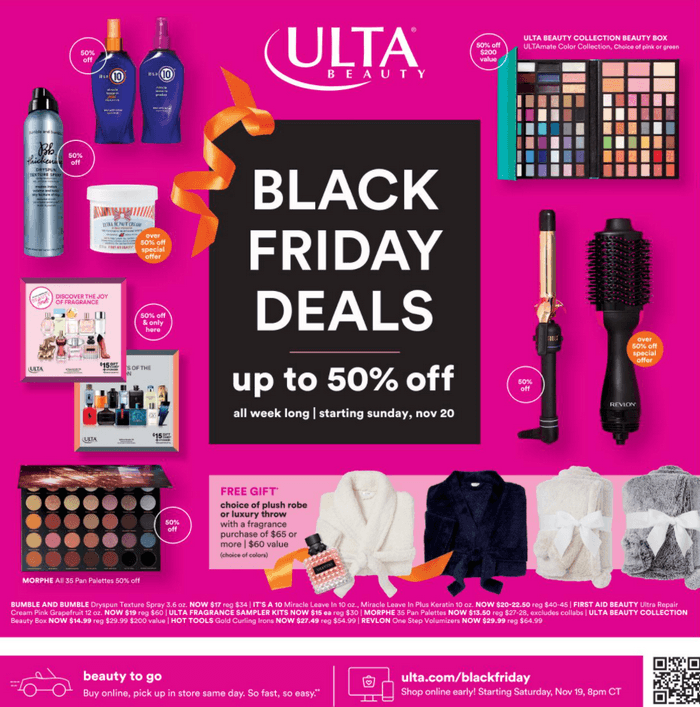 Ulta Beauty Black Friday Sale Nov 20 Nov 26, 2022