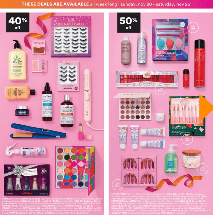 Ulta Beauty Black Friday Sale Nov 20 – Nov 26, 2022