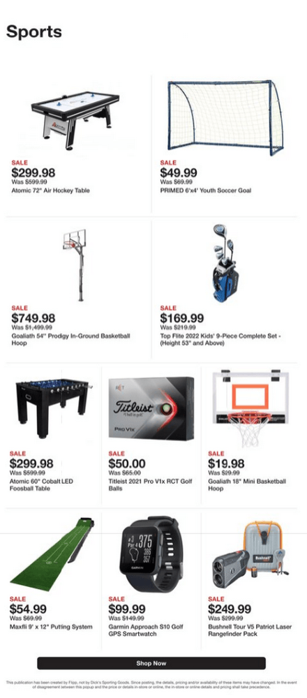 Dick S Sporting Goods Weekly Ad Dec Dec