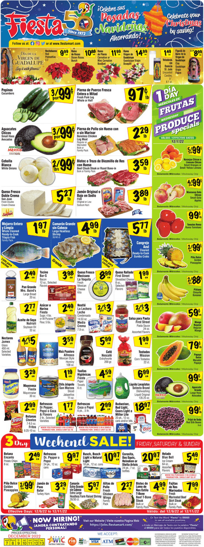 Fiesta Mart Weekly Ad Dec 07 – Dec 13, 2022 (Christmas Promotion Included)