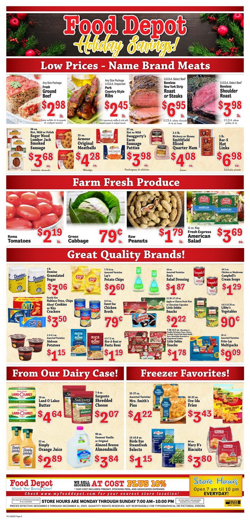 Food Depot Weekly Ad Dec 05 Dec 11 2022