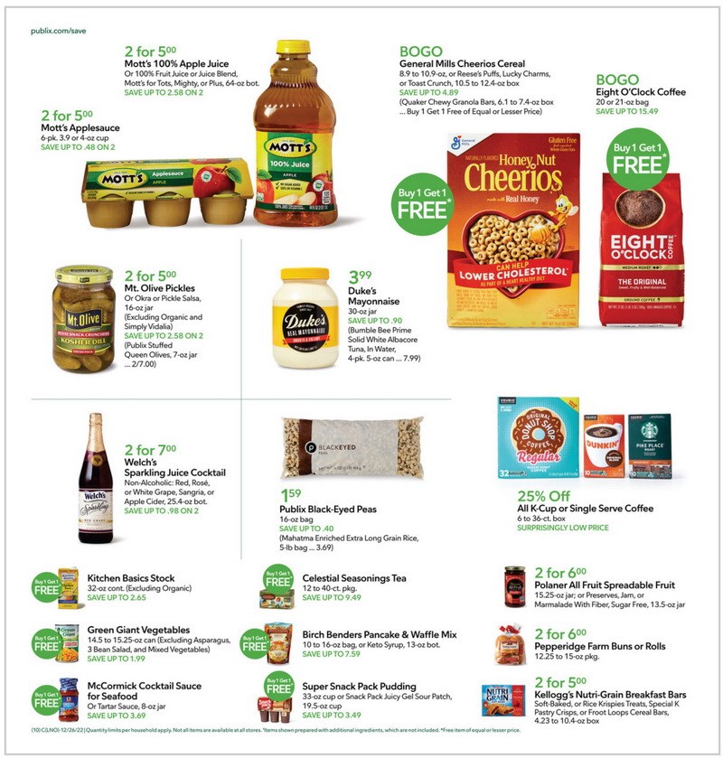 Publix Weekly Ad Dec 26, 2022 – Jan 01, 2023