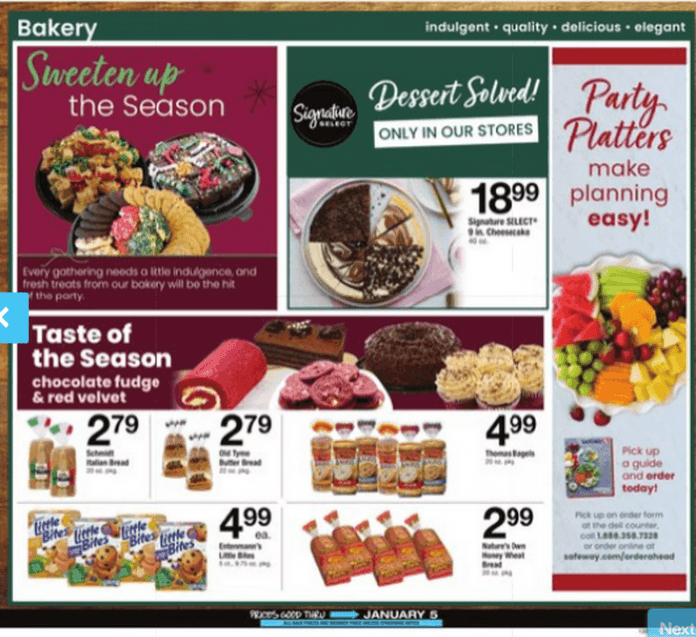 Safeway Holiday Ad Dec 02 Jan 05, 2023