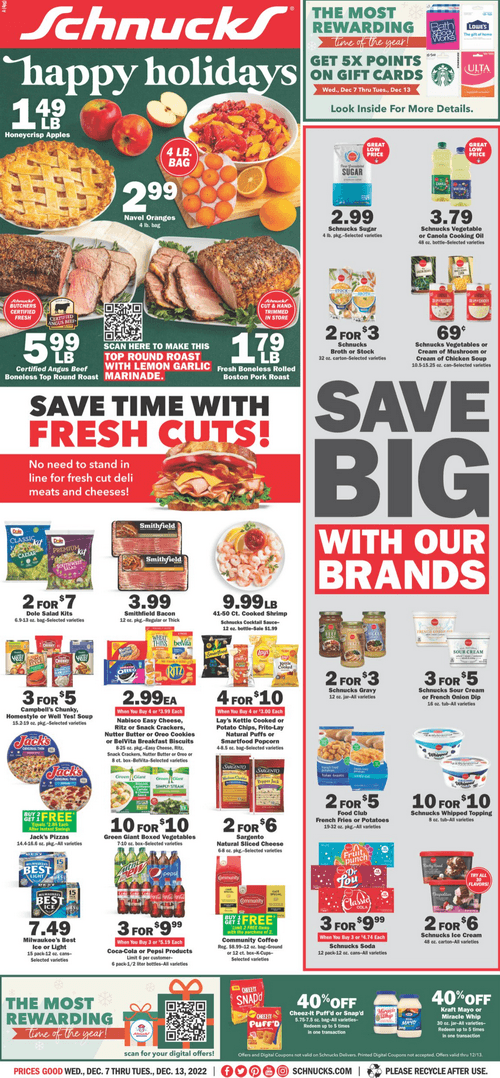 Schnucks Weekly Ad Dec 07 Dec 13, 2022