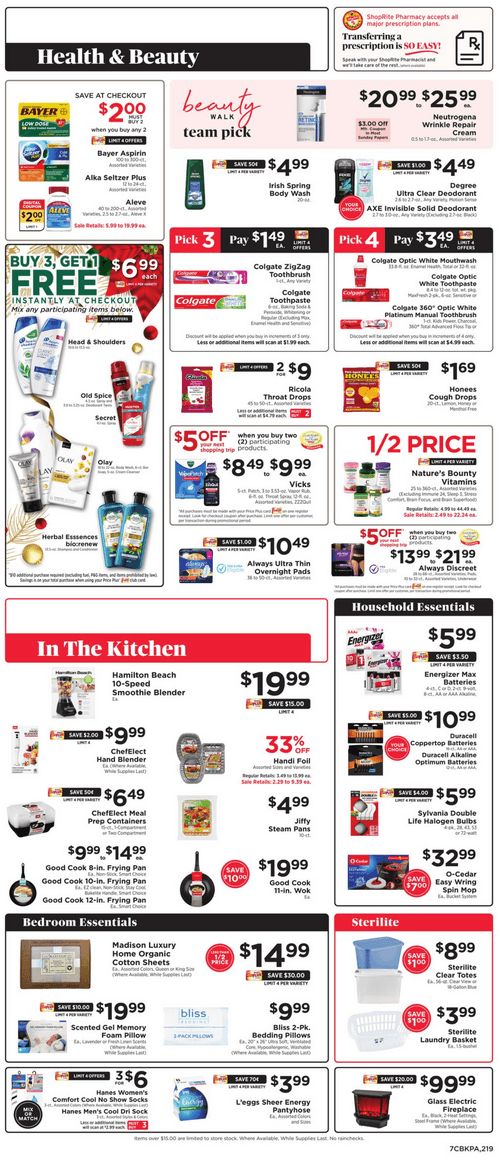 ShopRite Weekly Ad Dec 25 Dec 29, 2022 (Christmas & New Year Sale