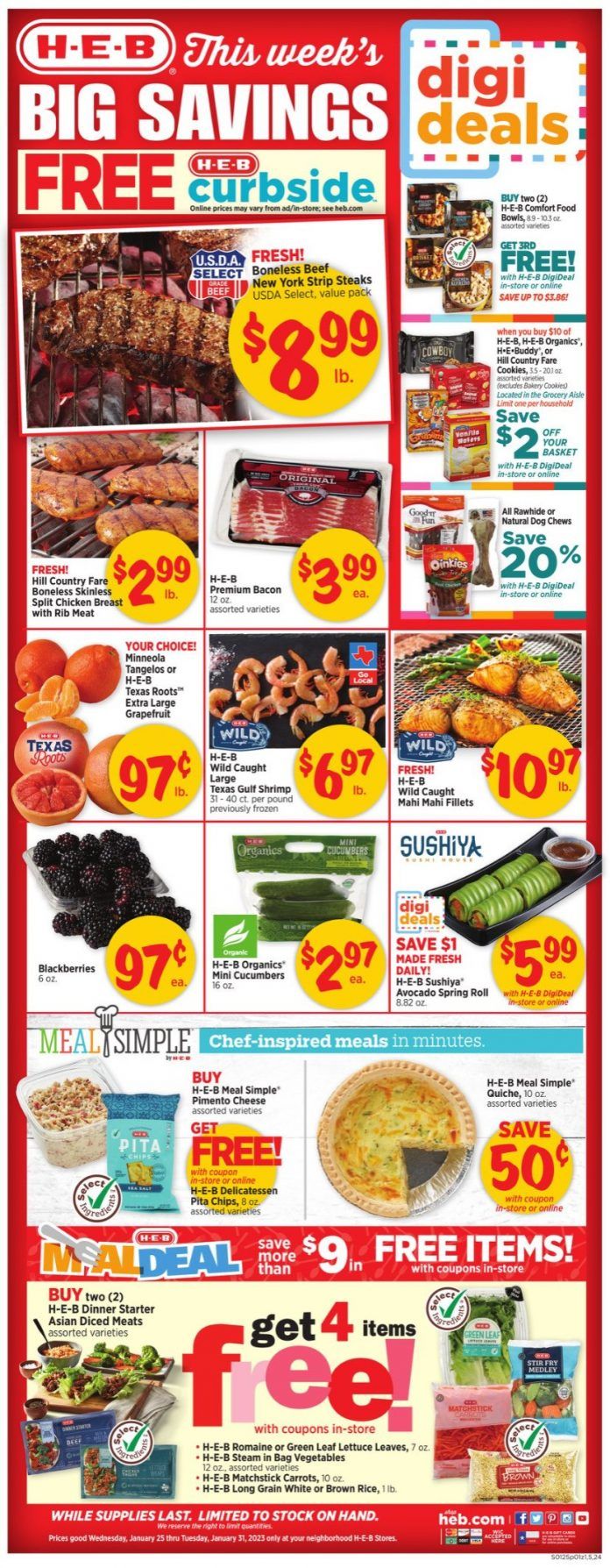 HEB Weekly Ad Jan 25 Jan 31, 2023