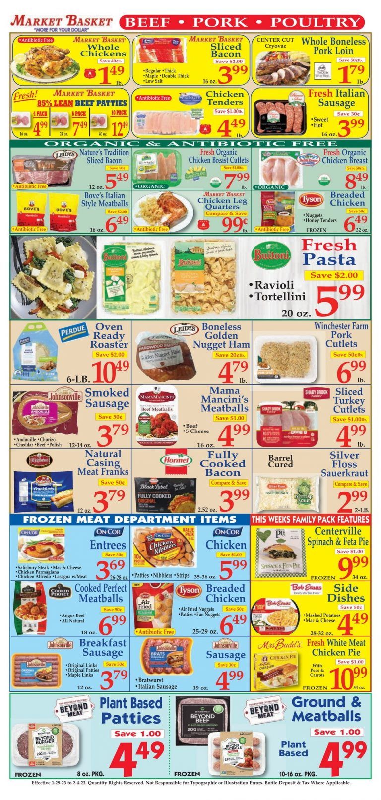 Market Basket Weekly Flyer Jan 29 – Feb 04, 2023