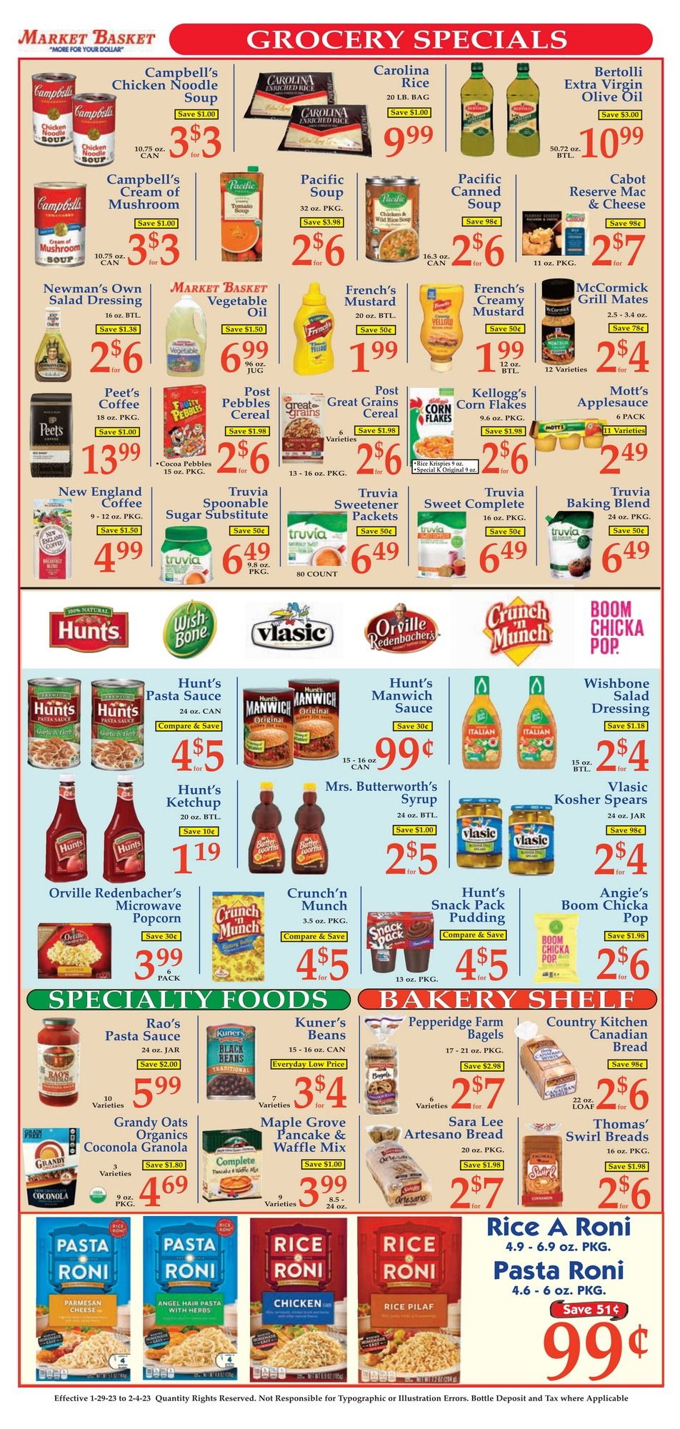 Market Basket Weekly Flyer Jan 29 Feb 04, 2023