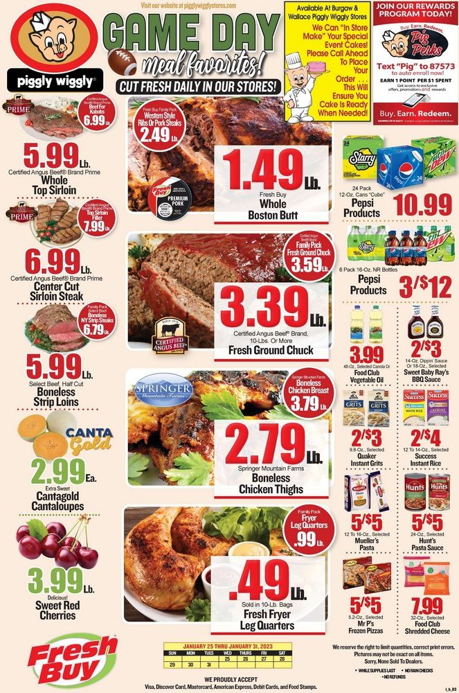 Piggly Wiggly Weekly Ad Jan 25 – Jan 31, 2023