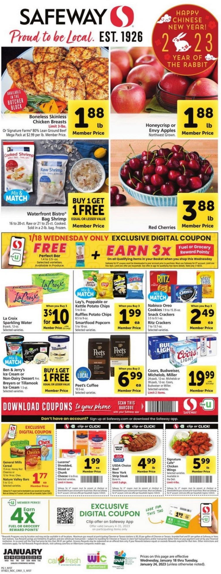 Safeway Weekly Ad Jan 18 – Jan 24, 2023