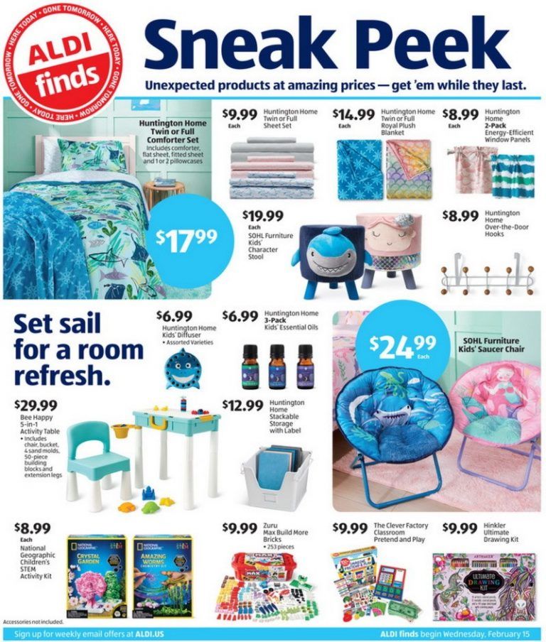 ALDI Sneak Peak InStore Ad Feb 15 Feb 21, 2023